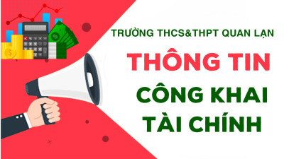 Thông báo công khai thực hiện thu, chi tài chính quý II năm 2025